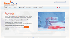 Desktop Screenshot of panatecs.com